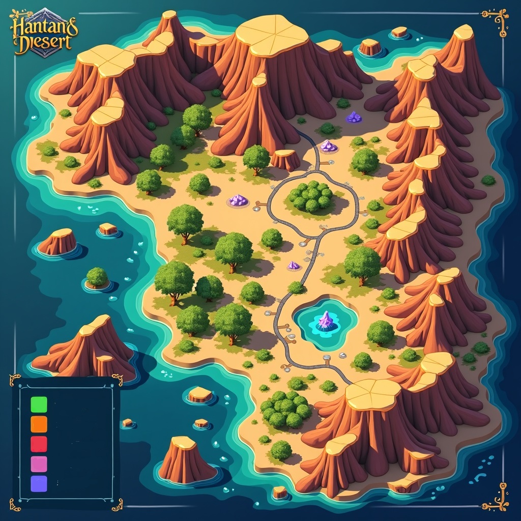 Mapa de recursos del mundo de Career XP Boost